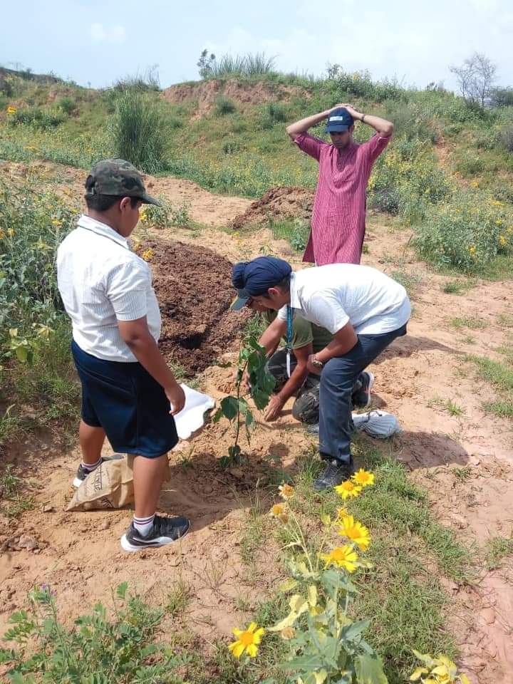 GO GREEN SEED BOMBING WITH SCHOOL CHILDREN